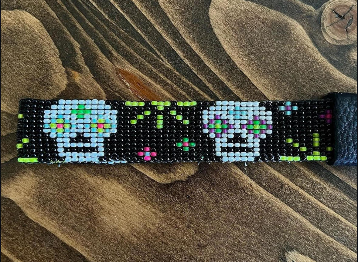 Sugar Skull Wrist Lanyard