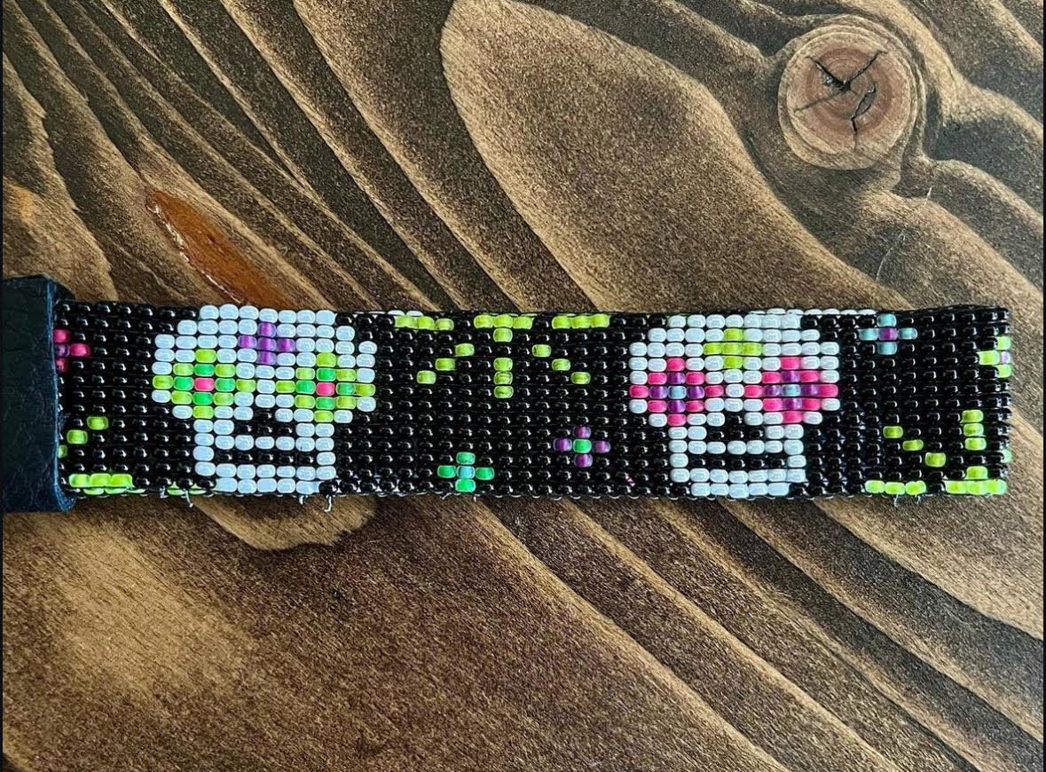 Sugar Skull Wrist Lanyard