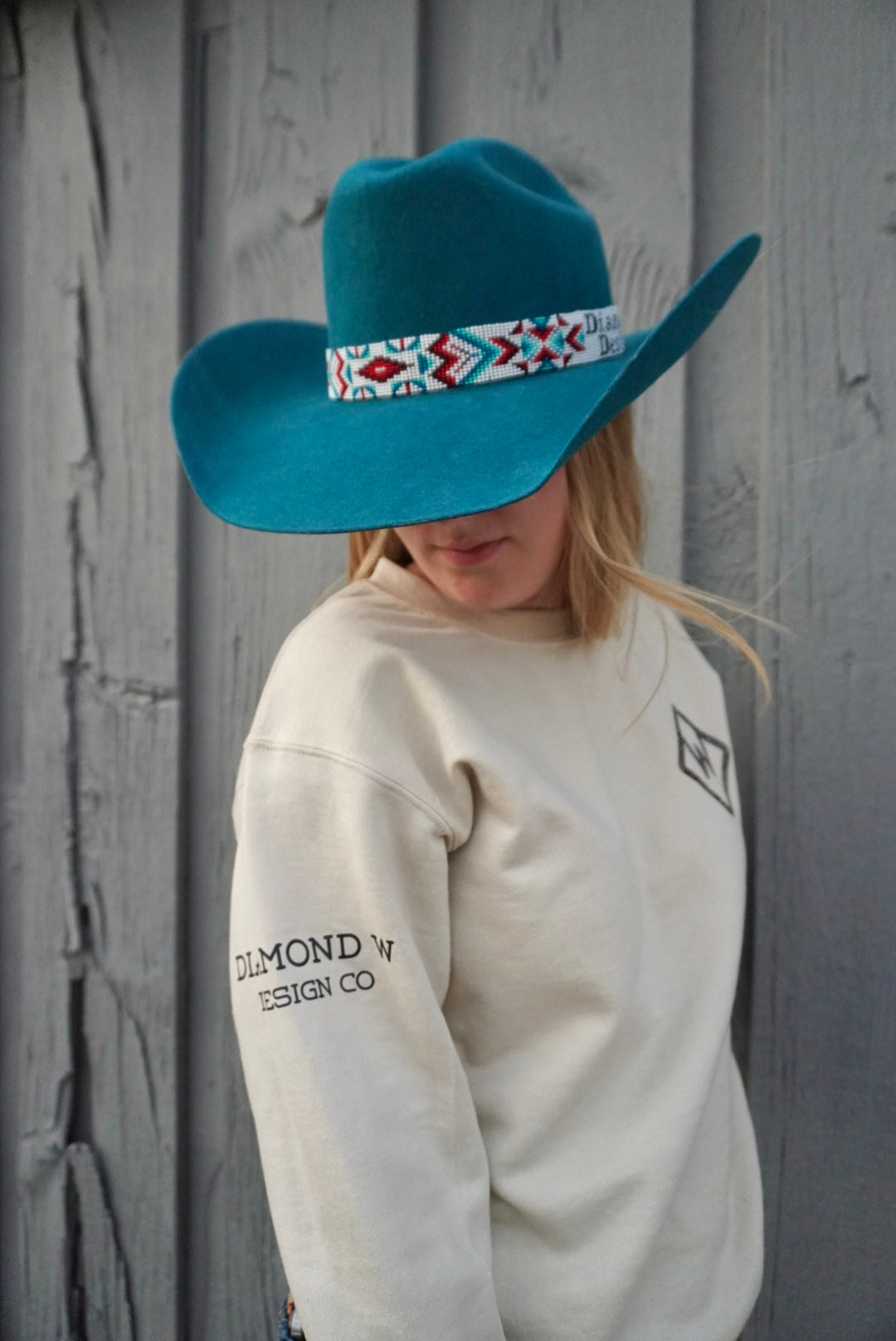 The Tan Tooled Brand Crewneck