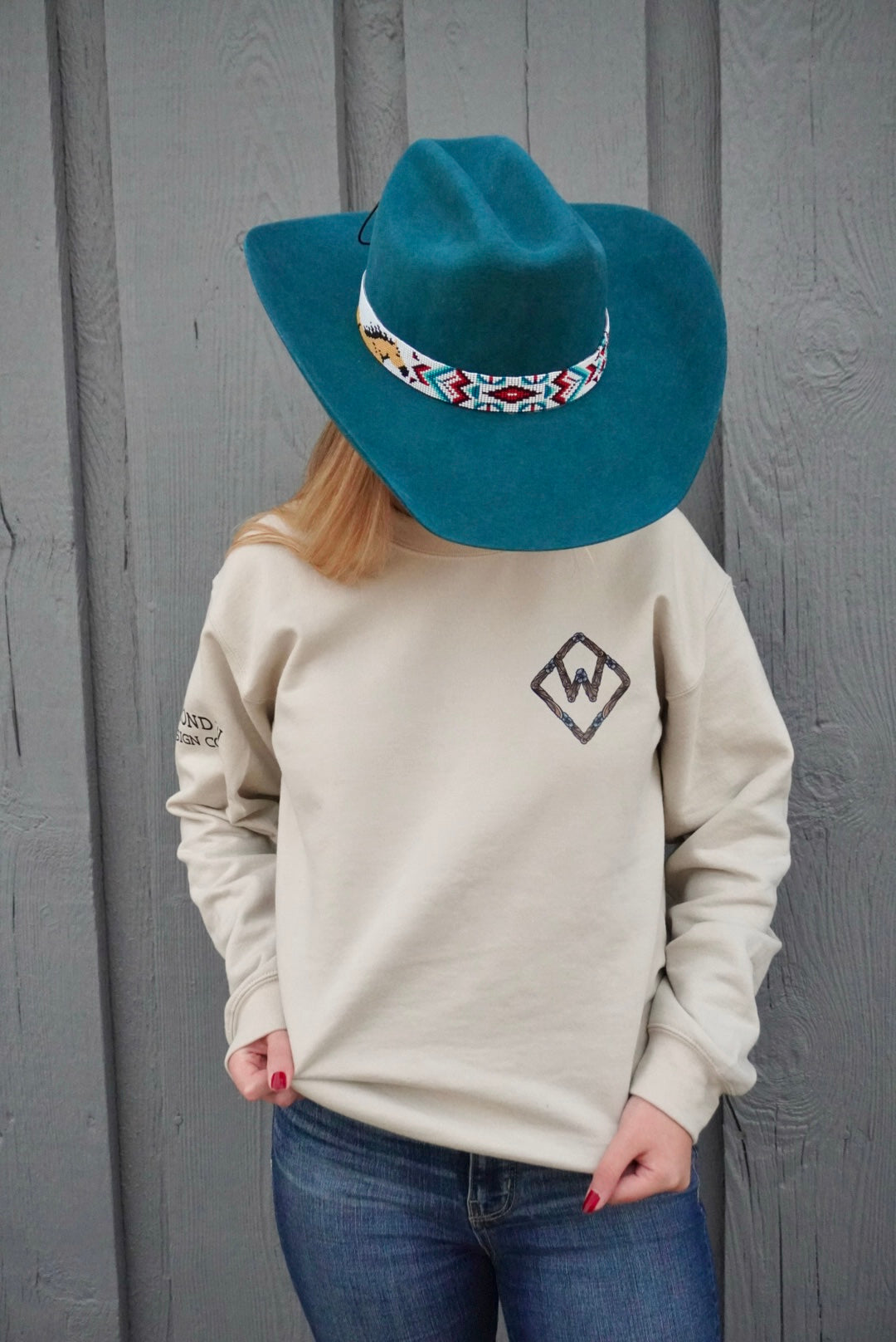 The Tan Tooled Brand Crewneck