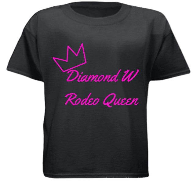 Diamond W Rodeo Queen Kids Shirt