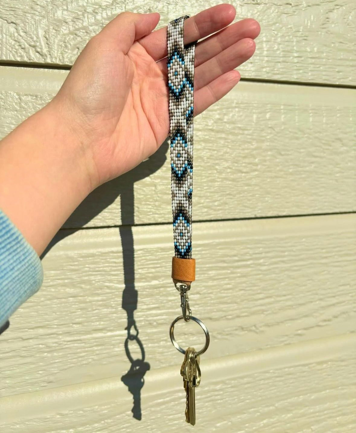 Pop of Turquoise Wrist Lanyard