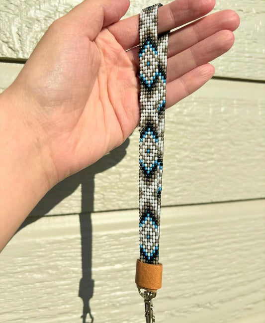 Pop of Turquoise Wrist Lanyard