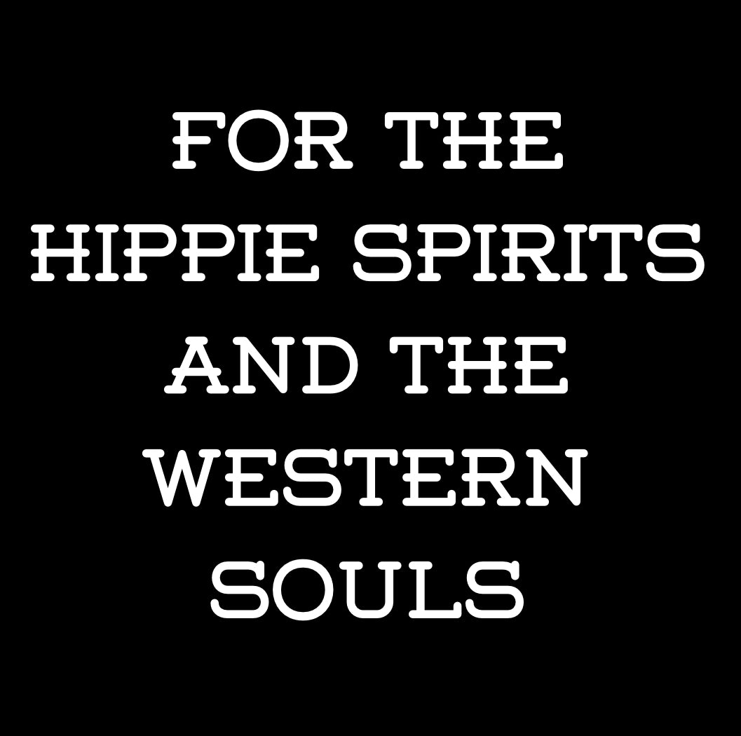 Hippie Spirits & Western Souls Hoodie