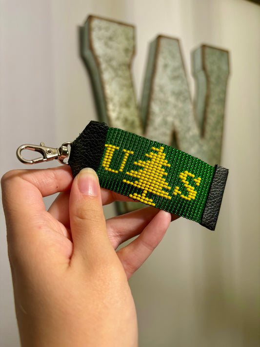 Custom Beaded Keychain