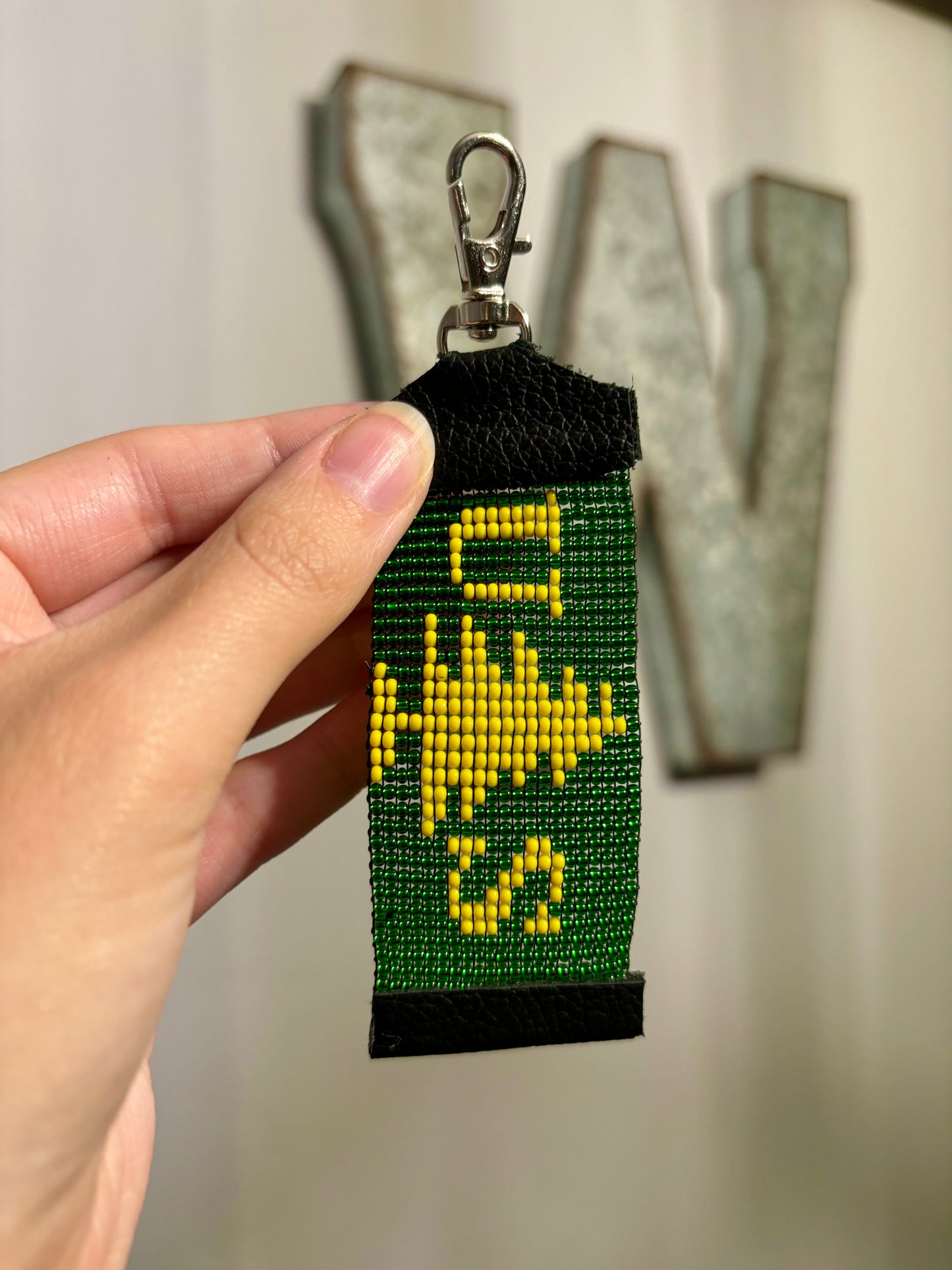 Custom Beaded Keychain