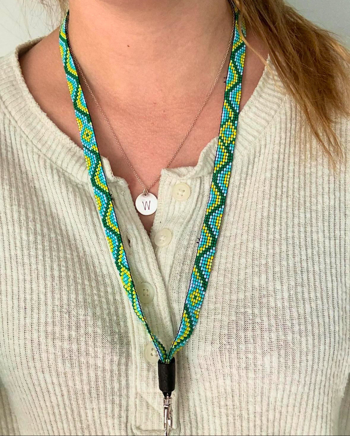 Custom Beaded Lanyard