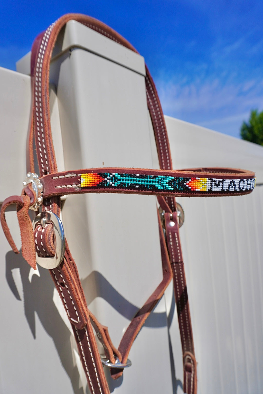 Custom Beaded Browband Headstall