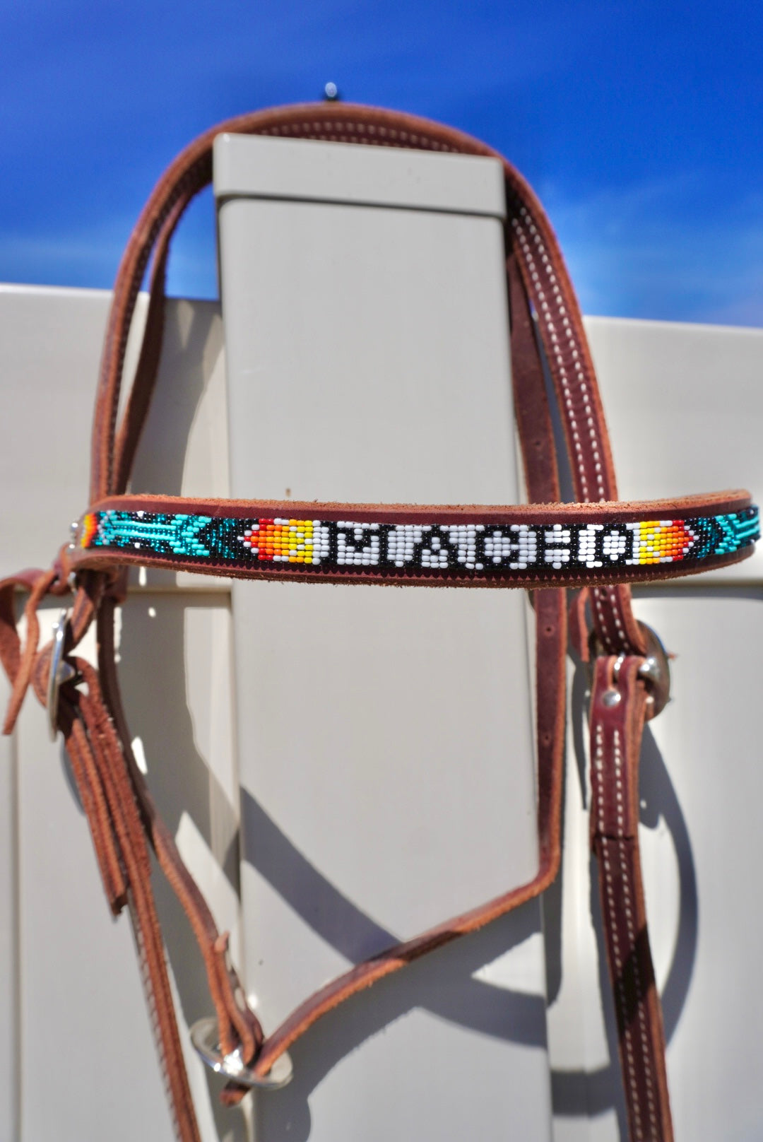 Custom Beaded Browband Headstall