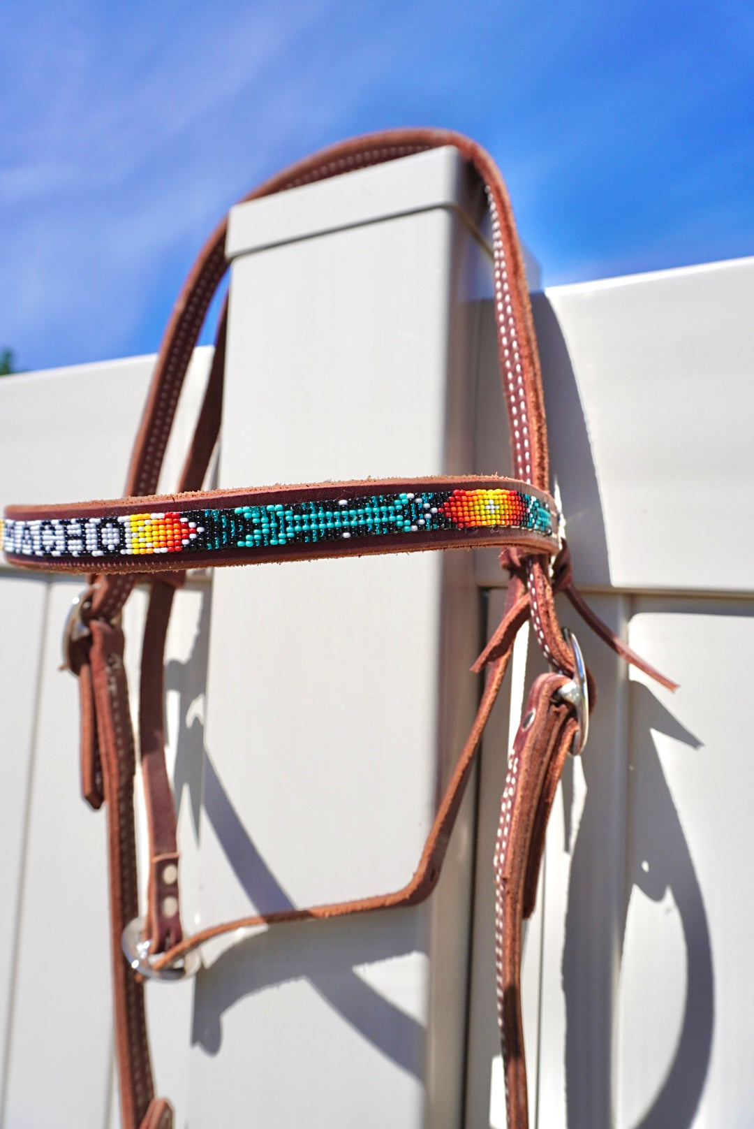 Custom Beaded Browband Headstall