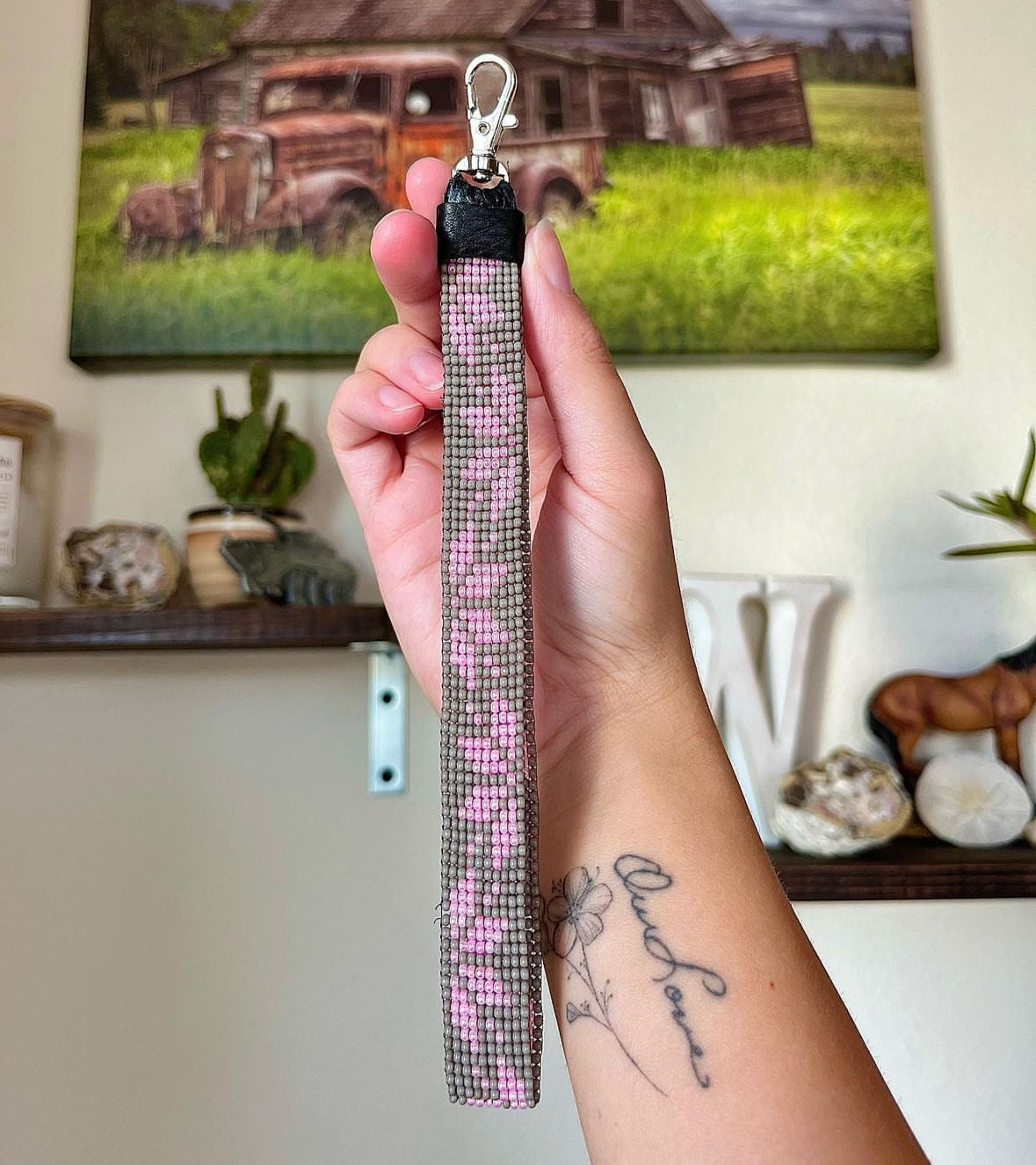 Custom Beaded Lanyard